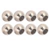 Denash RC Shock Damper Ball Head Durable Shock Absorbers for 1/10 RC Car Silver Set of 8, Fit for HpiHspLosiAxialTamiyaRedcatHimotoKyosho view 1