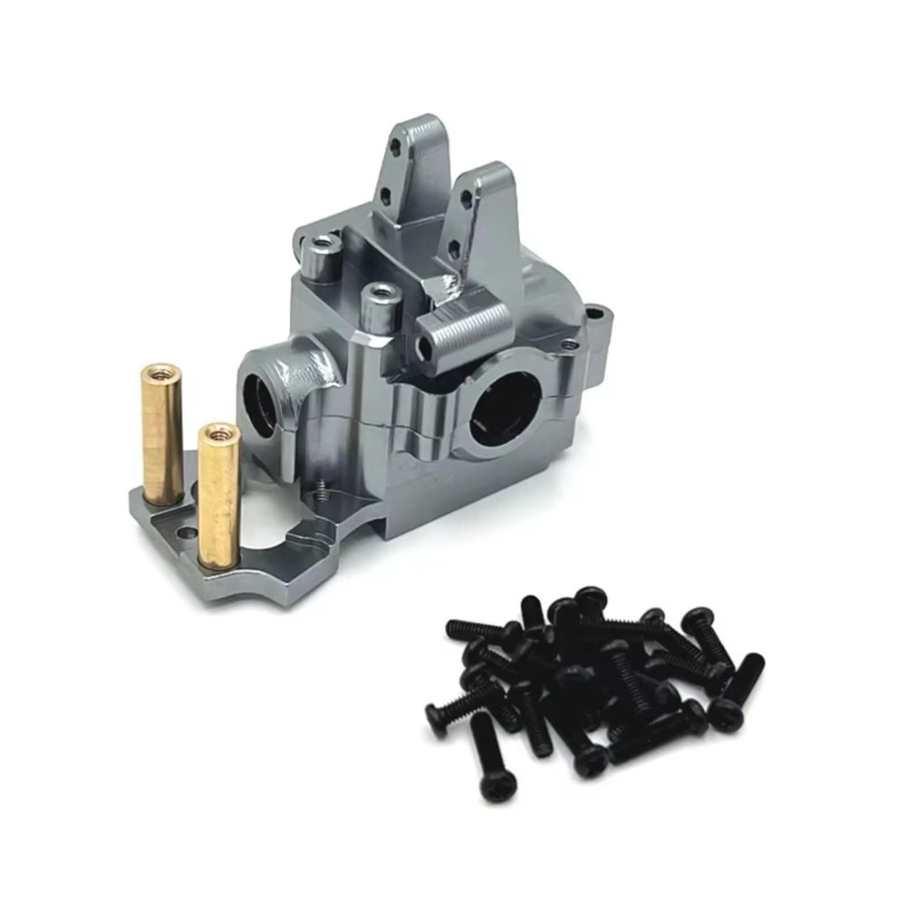 cvking RC Car Upgrade Parts for MJX 14301 14302 14303 14209 14210 1/14 rc Car Modification Parts Accessories Metal Front Wave Box Cover(Gray)