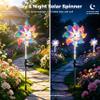 Magical Holographic Rainbow Solar Pinwheel Lights, Waterproof LED Windmill Garden Stake, Kinetic Wind Spinner Stake Outdoor Yard Dcor for Pathway Lawn Patio (8Pcs) view 4