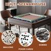 Mahjong Mat with Bag, 31.5 x 31.5 Inch Non Slip Red White Blue Shield Fireworks Patriotic Words , Gaming Pad for Mahjong, Poker, Dominoes, Card and Board Tile Games view 3