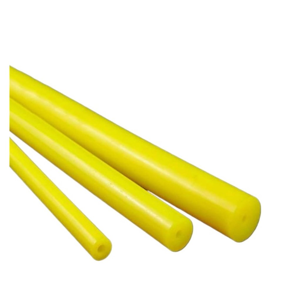 1pc Yellow Polyurethane Hollow Rod Gaskets PU PlasticShock with Outer Diameter 20~45mm Inner Hole Aperture 8mm(OD 30mm Hole 8mm)