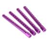 RC Repair Parts Compatible with HSP for Redcat for Traxxas for Axial 1/10 RC Car Upgrade Modification Parts 4Pcs Aluminum Body Mounts(Purple) view 2