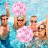 Sonwyoung 12 Pcs Pink Bow Beach Ball Bulk 12 Inch Thickened PVC Inflatable Beach Balls Summer Pool Blow up Toy Game for Outdoor Activity Games Coquette Birthday Party Favors Summer Party Supplies view 4