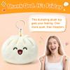 Ausener Weekie Wonders Emotional Dumplings Supports, Stuffed Animals Plush Bag Charm, Funny Birthday Gifts for Women, Cute Plush Keychains for Teens Adults (Fri, Dumplings) view 2