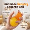 2026 New Ice Squishies Stress Ball Adult, Crunchy Squishy Stress Ball Squeeze Stress Slushie Squishy,Non-Sticky Slow Rising Squeeze Ball, Ice Skin Fidget Sensory Toys for Relaxing (White) view 2