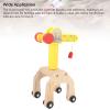 Leftwei Wooden Crane Toy, Sturdy Handcrafted Beech Wood Construction Playset, Fine Handcrafting Track Accessories to Inspire Creativity & Imagination, Ideal for Kids view 2