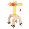 Leftwei Wooden Crane Toy, Sturdy Handcrafted Beech Wood Construction Playset, Fine Handcrafting Track Accessories to Inspire Creativity & Imagination, Ideal for Kids view 3