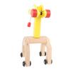 Leftwei Wooden Crane Toy, Sturdy Handcrafted Beech Wood Construction Playset, Fine Handcrafting Track Accessories to Inspire Creativity & Imagination, Ideal for Kids view 4