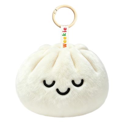 Ausener Weekie Wonders Emotional Dumplings Supports, Dumplings Keychain Stuffed Animals Plush Bag Charm, Funny Birthday Gifts for Women, Cute Plush Keychains for Adults (Sun)