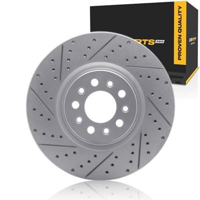 KarParts360 For Dodge Hornet 2023 2024 2025 Rotor Set Front, Driver Side | Vented Rotor