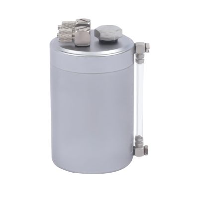 Model Universal Fuel Tank for RC Vehicles, 70ml Capacity with Scale Markings, Silver, Includes 50cm Fuel Line, Replacement Accessory for Hobbyists and DIYers