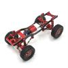 RC Car Toys Parts for WPL C14 C24 C34 C44 C54 B14 B24 B36 FY for Henglong for JJRC Metal Upgrade Beam Servo Compartment Suspension Bracket Set RC Car Parts(Red) view 2