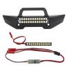 Rc Bumper Models Parts Compatible with TRAXXAS for MAXX 1/10 RC Car Upgrade Parts Accessories Metal Front Bumper with Waterproof Front Rear Light Bar view 1