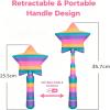 Retractable Star Credit Card Wand, Portable Contactless Tap to Pay Wand, 3D Printed Wand Card Holder, Creative Gifts for Kids & Adults, Ideal for Shopping, Public Transport, Party, Cosplay & Travel view 4