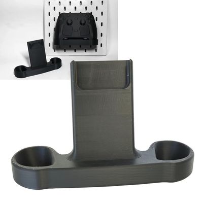 Wall Hole Mount and Desktop Stand for Steam Controller 2026 Compatible with for SKADIS Pegboard 3D Printed Space Saving Bracket Holder with Puck Access