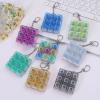 Keyboard Toy, 9 in 1 Button, Clicker Keychain with Led Lights, for Adults to Relieve Stress and Pass Time view 2