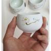 lstyty Montessori Tea Making Practical Life Set, Complete Child-Safe Tea Ceremony Kit, Ceramic Tea Set with Tray & Accessories,L view 4