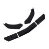 Thonlai 150cm Front Bumper Lip Spoiler, ABS Glossy Black Universal Fit Splitter Enhances Stability Aerodynamics, with Increased Downforce for Vehicle view 1