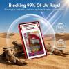 Matlir Magnetic PSA/CGC Slab Protector with Foldable Kickstand - UV Protection Tempered Glass & Aluminum Metal Bumper for 35PT PSA CGC CSG AGS, 9-Point Secure Lock Display Guard & Clear View (Red) view 4