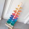 tysszx Rainbow Wooden Marble Run Tree, Musical Ball Drop Toy with Colorful Leaves view 3