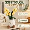 LYFJMUS 3 Pcs Soft Succulents Plush Toy Soft Tulip Plush Toys Simulation Succulents Tulip Throw Pillow Gift for Kids (Orchid) view 3