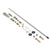 21 Inch Column Shift Linkage Kit ACA-1800 Silver Compatible With GM TH-200 200-4R TH-350 TH-400 4L60 4L60E 4L80E 700-R4 Transmission view 1