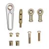 21 Inch Column Shift Linkage Kit ACA-1800 Silver Compatible With GM TH-200 200-4R TH-350 TH-400 4L60 4L60E 4L80E 700-R4 Transmission view 3