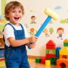LUMINFLY The Lightweight Foam Hammer Toy for Youngsters, Safety Sponge Hammer with Easy Grip, Colorful Design, Soft and Safe, Ideal for Sensory Integration Training view 3