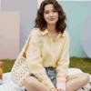 Floral Tote Large Capacity Daisy Motif Handbag Vibrant Multi-Color Hand-Knitted Hobo Bag Cotton Yarn Shoulder Bag Picnic Aesthetic Gear(White) view 3