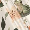 Gumuslen Cartoon Frogs Pillow Cases Standard Size Soft Pillowcases for Hair and Skin Satin Pillow Covers with Zipper 20x26 Inches view 2