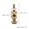 200 PCS Pushrod Connectors Linkage Stoppers D1.6mm Metal Quick Adjuster Positioner Servo Connector view 4