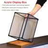 Stackable Acrylic Cube Display Boxes - Clear Countertop Organizer Cases for Showcasing Collectibles, Jewelry & More - Various (50x50x60cm/20x20x24in) view 2