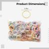 Hair Ties Small Colorful 100PCS Soft Cute Hair Ropes Hair Elastics for Toddler view 2