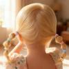 Hair Ties Small Colorful 100PCS Soft Cute Hair Ropes Hair Elastics for Toddler view 4