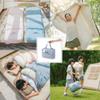 Naturehike Grow Kids Sleeping Bag with Extendable Design, 32-68F Cotton Teen Sleeping Bag for Camping, Girls Boys, Cold Weather & Warm, Fits Children up to 5ft Tall (C180Blue-Left) view 3