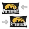 Pillow Cover, Soft Cases Long Pillowcase for Sleepers,Decorative Sham Awesome Adorable Fans Football Star City Steel 12"x20" Bedding Toddler view 4