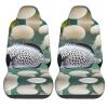 LPLSNWS White Tropical Fish Patterned, Durable Car Seat Covers, 2-Pack Suitable for Passenger Cars, Trucks, Commercial Vehicles, and Marine Seats view 2