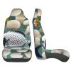 LPLSNWS White Tropical Fish Patterned, Durable Car Seat Covers, 2-Pack Suitable for Passenger Cars, Trucks, Commercial Vehicles, and Marine Seats view 4