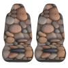 LPLSNWS Pebbles in The Beach Patterned, Durable Car Seat Covers, 2-Pack Suitable for Passenger Cars, Trucks, Commercial Vehicles, and Marine Seats view 2
