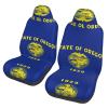 LPLSNWS Oregon State Flag Patterned, Durable Car Seat Covers, 2-Pack Suitable for Passenger Cars, Trucks, Commercial Vehicles, and Marine Seats view 1