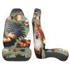 LPLSNWS Rooster and Chicken Patterned, Durable Car Seat Covers, 2-Pack Suitable for Passenger Cars, Trucks, Commercial Vehicles, and Marine Seats view 4