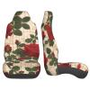 LPLSNWS Many Red Roses Patterned, Durable Car Seat Covers, 2-Pack Suitable for Passenger Cars, Trucks, Commercial Vehicles, and Marine Seats view 4
