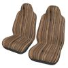 LPLSNWS Solid Wood Pattern Patterned, Durable Car Seat Covers, 2-Pack Suitable for Passenger Cars, Trucks, Commercial Vehicles, and Marine Seats view 1
