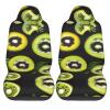 LPLSNWS Green Kiwi Patterned, Durable Car Seat Covers, 2-Pack Suitable for Passenger Cars, Trucks, Commercial Vehicles, and Marine Seats view 2