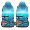 LPLSNWS Whales Under The Sea Patterned, Durable Car Seat Covers, 2-Pack Suitable for Passenger Cars, Trucks, Commercial Vehicles, and Marine Seats view 2