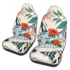 LPLSNWS Cute White Tiger Patterned, Durable Car Seat Covers, 2-Pack Suitable for Passenger Cars, Trucks, Commercial Vehicles, and Marine Seats view 1