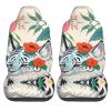 LPLSNWS Cute White Tiger Patterned, Durable Car Seat Covers, 2-Pack Suitable for Passenger Cars, Trucks, Commercial Vehicles, and Marine Seats view 2
