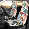 LPLSNWS Cute White Tiger Patterned, Durable Car Seat Covers, 2-Pack Suitable for Passenger Cars, Trucks, Commercial Vehicles, and Marine Seats view 3