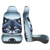 LPLSNWS Fierce Wolf Head Patterned, Durable Car Seat Covers, 2-Pack Suitable for Passenger Cars, Trucks, Commercial Vehicles, and Marine Seats view 4
