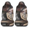 LPLSNWS Cowboy Black Hat Western Boots Patterned, Durable Car Seat Covers, 2-Pack Suitable for Passenger Cars, Trucks, Commercial Vehicles, and Marine Seats view 2